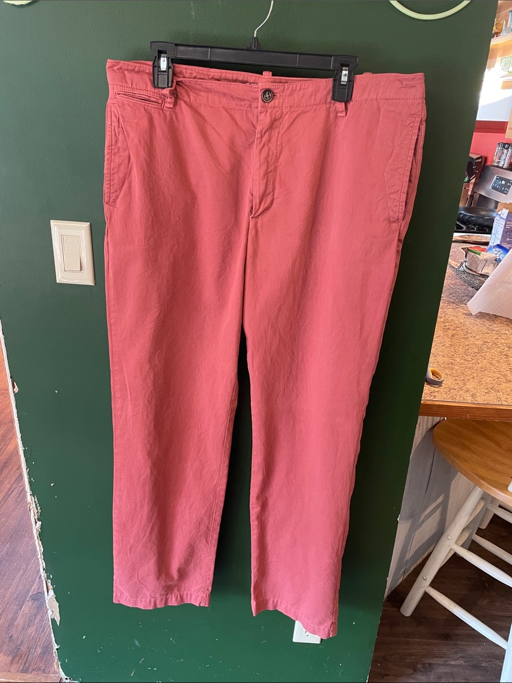 G.H. Bass & Co. Men's Rose-Pink Chino Pants Size 36x34